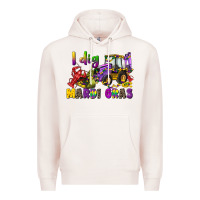 Pale Pink i dig mardi gras Premium Hoodie - CowGirlArtShop