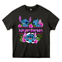 Asphalt preview flower stitch kindergarten Heavy Core Tee - AdoDesignShop