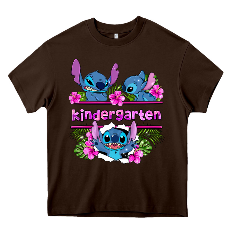 Preview Flower Stitch Kindergarten Heavy Core Tee by AdoDesignShop | Teevron