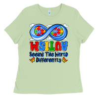 Matcha autism infinity seeing the world differently Ladies Tee - JahusDesignShop