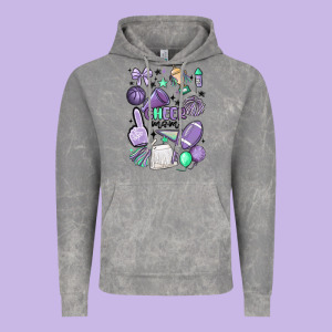 Cheer Mom Vintage Hoodie Designed By Maliassmallbusiness