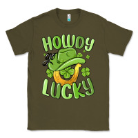 Army Green howdy go lucky st patrics day Classic Tee - MaliasSmallBusiness