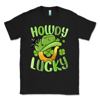 Black howdy go lucky st patrics day Classic Tee - MaliasSmallBusiness