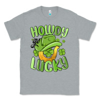 Heather Grey howdy go lucky st patrics day Classic Tee - MaliasSmallBusiness