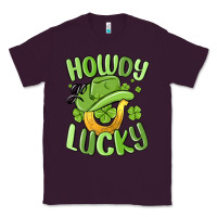 Plum howdy go lucky st patrics day Classic Tee - MaliasSmallBusiness