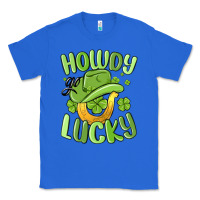 Howdy Go Lucky St Patrics Day Classic Tee | Teevron