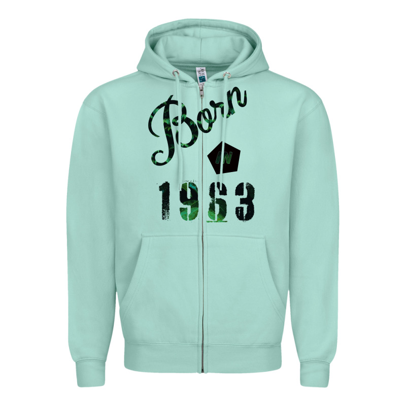 Born In 1963 Zipper Hoodie by Bettercallsaul | Teevron