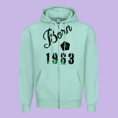 Born In 1963 Zipper Hoodie Designed By Bettercallsaul