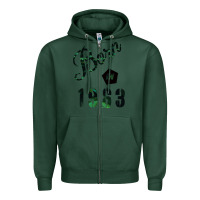 Sports Green Born In 1963 Zipper Hoodie - Bettercallsaul