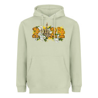 Matcha 2024 skeleton middle finger new year Heavyweight Hoodie - CowGirlArtShop