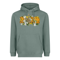 Sage 2024 skeleton middle finger new year Heavyweight Hoodie - CowGirlArtShop