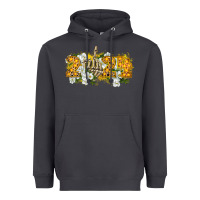 Smoke 2024 skeleton middle finger new year Heavyweight Hoodie - CowGirlArtShop