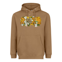 Toasted Coconut 2024 skeleton middle finger new year Heavyweight Hoodie - CowGirlArtShop