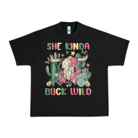 Black she kinda buck wild Urban Heavy Tee - MaliasSmallBusiness