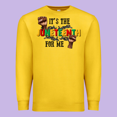 Its The Juneteenth For Me Premium Sweatshirt Designed By Cowgirlartshop