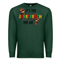 Sports Green its the juneteenth for me Premium Sweatshirt - CowGirlArtShop