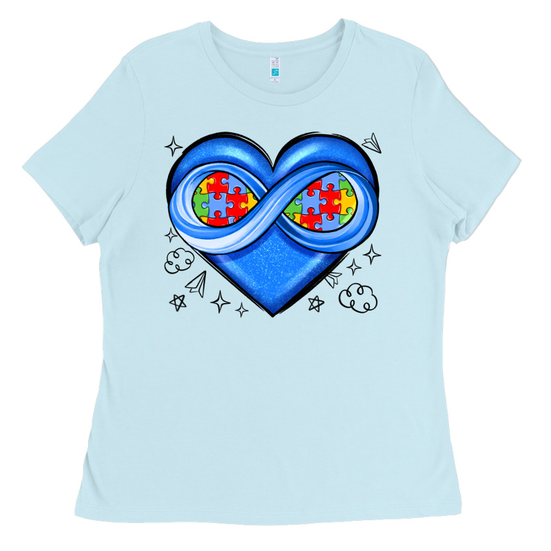 Infinity Heart Autism Awareness Ladies Tee by JahusDesignShop | Teevron