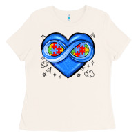 Bone infinity heart autism awareness Ladies Tee - JahusDesignShop