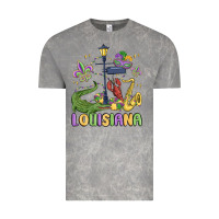 Cloud Rock louisiana mardi gras Vintage Tee - MaliasSmallBusiness