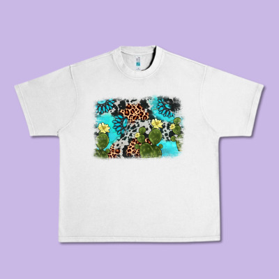 Cactus Gemstone Background Urban Heavy Tee Designed By Adodesignshop