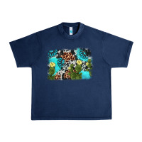Navy cactus gemstone background Urban Heavy Tee - AdoDesignShop