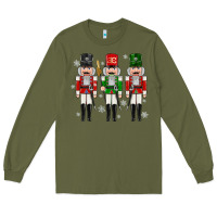 Army Green nutcrackers Long Sleeve Tee - MaliasSmallBusiness