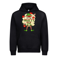 Black im the chatty elf Urban Hoodie - FaDigitalArtStudio
