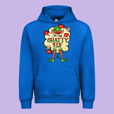 Im The Chatty Elf Urban Hoodie Designed By Fadigitalartstudio