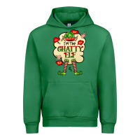 Emerald im the chatty elf Urban Hoodie - FaDigitalArtStudio