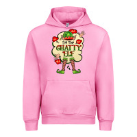 Fuchsia Pink im the chatty elf Urban Hoodie - FaDigitalArtStudio