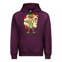 Mauve Wine im the chatty elf Urban Hoodie - FaDigitalArtStudio