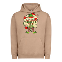 Pigment Burro im the chatty elf Urban Hoodie - FaDigitalArtStudio