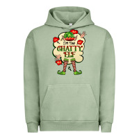 Pigment Oil Green im the chatty elf Urban Hoodie - FaDigitalArtStudio