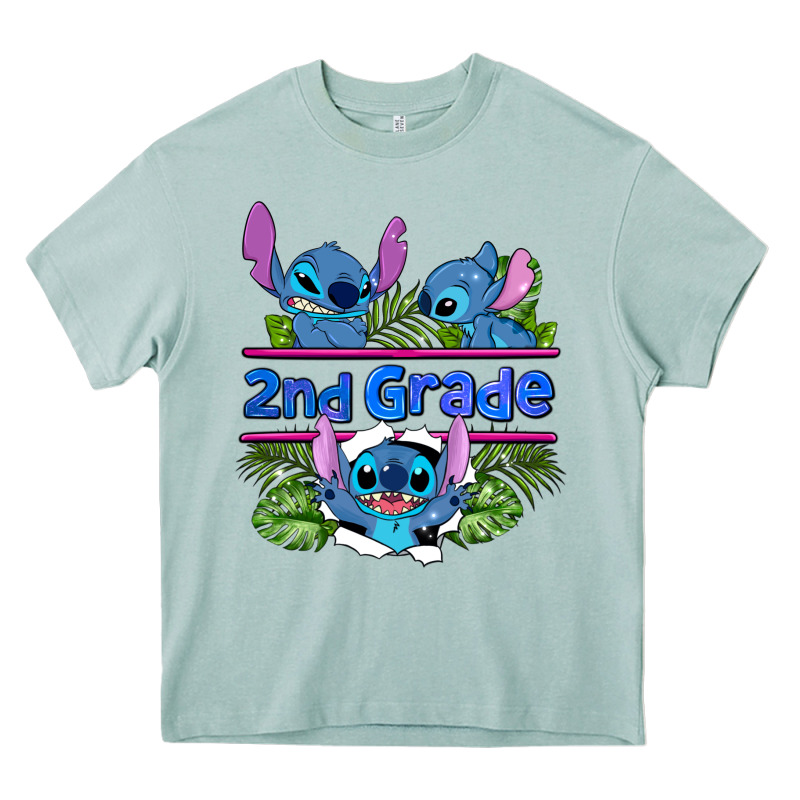 Preview Flower Stitch 2nd Grade Heavy Core Tee by AdoDesignShop | Teevron