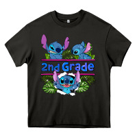 Asphalt preview flower stitch 2nd grade Heavy Core Tee - AdoDesignShop