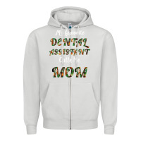 Dove Grey My Favorite Dental Assistant Calls Me Mom Zipper Hoodie - Bettercallsaul