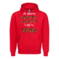 Red My Favorite Dental Assistant Calls Me Mom Zipper Hoodie - Bettercallsaul