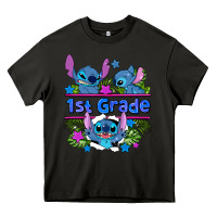 Asphalt preview flower stitch 1st grade Heavy Core Tee - AdoDesignShop