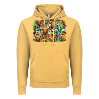 Highland Cow Western Background Vintage Hoodie | Teevron