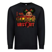 Black i am black history black girl peekaboo juneteenth Premium Sweatshirt - CowGirlArtShop