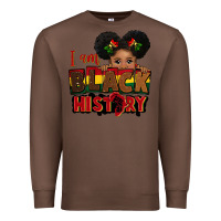 Chestnut i am black history black girl peekaboo juneteenth Premium Sweatshirt - CowGirlArtShop
