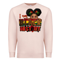 I Am Black History Black Girl Peekaboo Juneteenth Premium Sweatshirt | Teevron