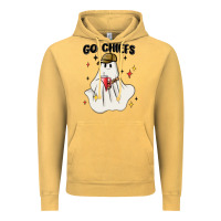 Vintage Mustard go chiefs boujee sports ghost stanley Vintage Hoodie - MaliasSmallBusiness