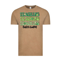 Vintage Coffee teaching lucky charm Vintage Tee - MaliasSmallBusiness