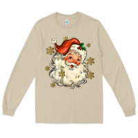 Mushroom Christmas Santa Long Sleeve Tee - MaliasSmallBusiness