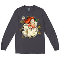 Smoke Christmas Santa Long Sleeve Tee - MaliasSmallBusiness