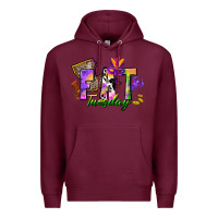 Burgundy fat tuesday Premium Hoodie - CowGirlArtShop