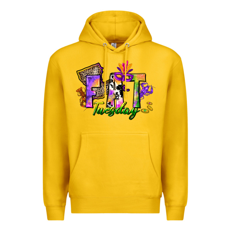 Fat Tuesday Premium Hoodie by CowGirlArtShop | Teevron