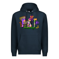Navy fat tuesday Premium Hoodie - CowGirlArtShop