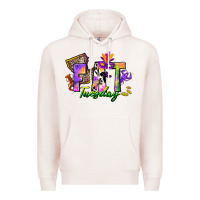 Pale Pink fat tuesday Premium Hoodie - CowGirlArtShop
